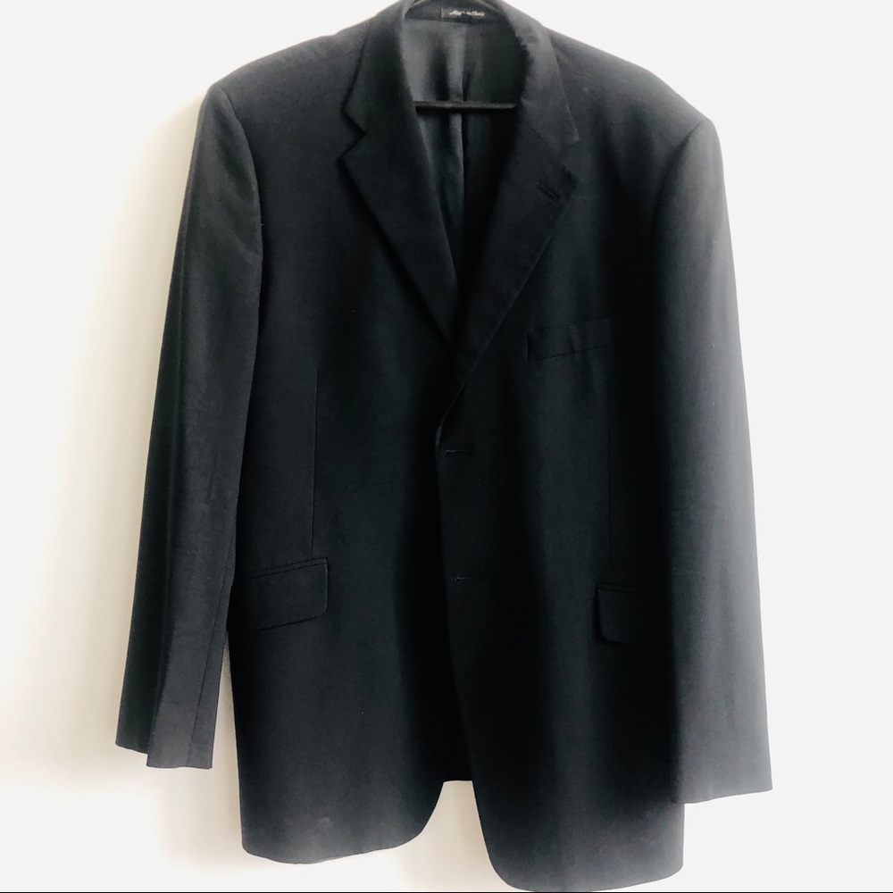 Theory Men’s Black Wool Blazer Size 46